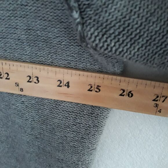 Synrgy Cardigan Sweatshirt Sweater Men’s 2XLT Full Zip Grey Heavy Knit - Picture 8 of 12